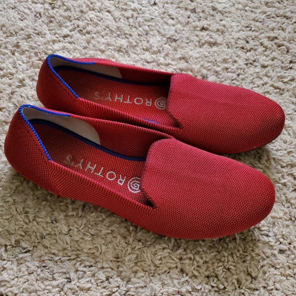 Rothy's Red Loafers